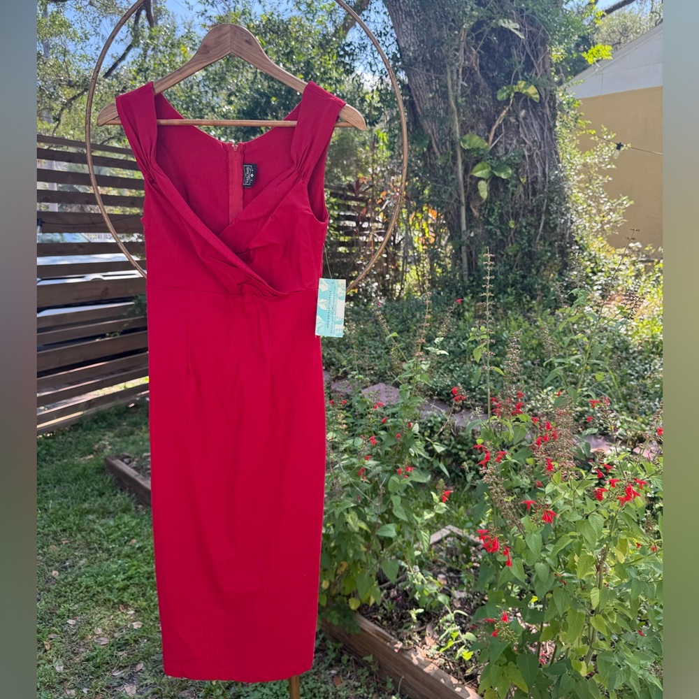Rock Steady Red Dress NWT Size L | Vintage Pinup Bombshell Fit